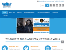 Tablet Screenshot of charlestonjcc.org